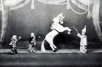 Draamateater: ā€Tsirkusā€¯ (H. Vaks, 1937). Stseen lavastusest (2).