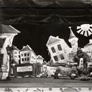 Kuressaare Teater: “Puunukk seikleb” (H. Vaag, 1949). Stseen lavastusest.