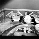 ERN: “Kuldvõtmeke” (L. Tolstoi, R. Agur, 1969). Stseen lavastusest: keskel Buratino (M. Peedov).