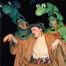 ERN: “Muinasjutt äpardunud draakonist” (I. Peřinova, 1994). Ees Võlur – M. Tabor, taga Draakon – (vasakult) P. Sikkel, K. Agu ja M. Peedo. /Foto: V. Valgepea/