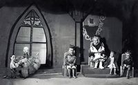 Draamateater: ā€Prints LohevÅ‘itlejaā€¯ (H. Vaag, 1942). Stseen lavastusest (2).